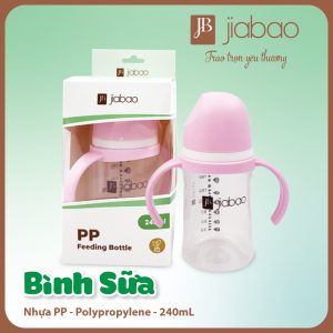 Bình sữa PP 240ml ( hồng bé gái )