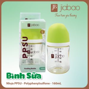Bình sữa PPSU 160ml ( xanh bé trai )