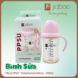 Bình sữa PPSU 240ml ( hồng bé gái )