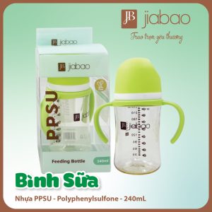 Bình sữa PPSU 240ml ( xanh bé trai )