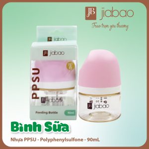 Bình sữa PPSU 90ml ( hồng bé gái )