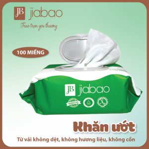 Khăn Ướt Jiabao 100 Miếng
