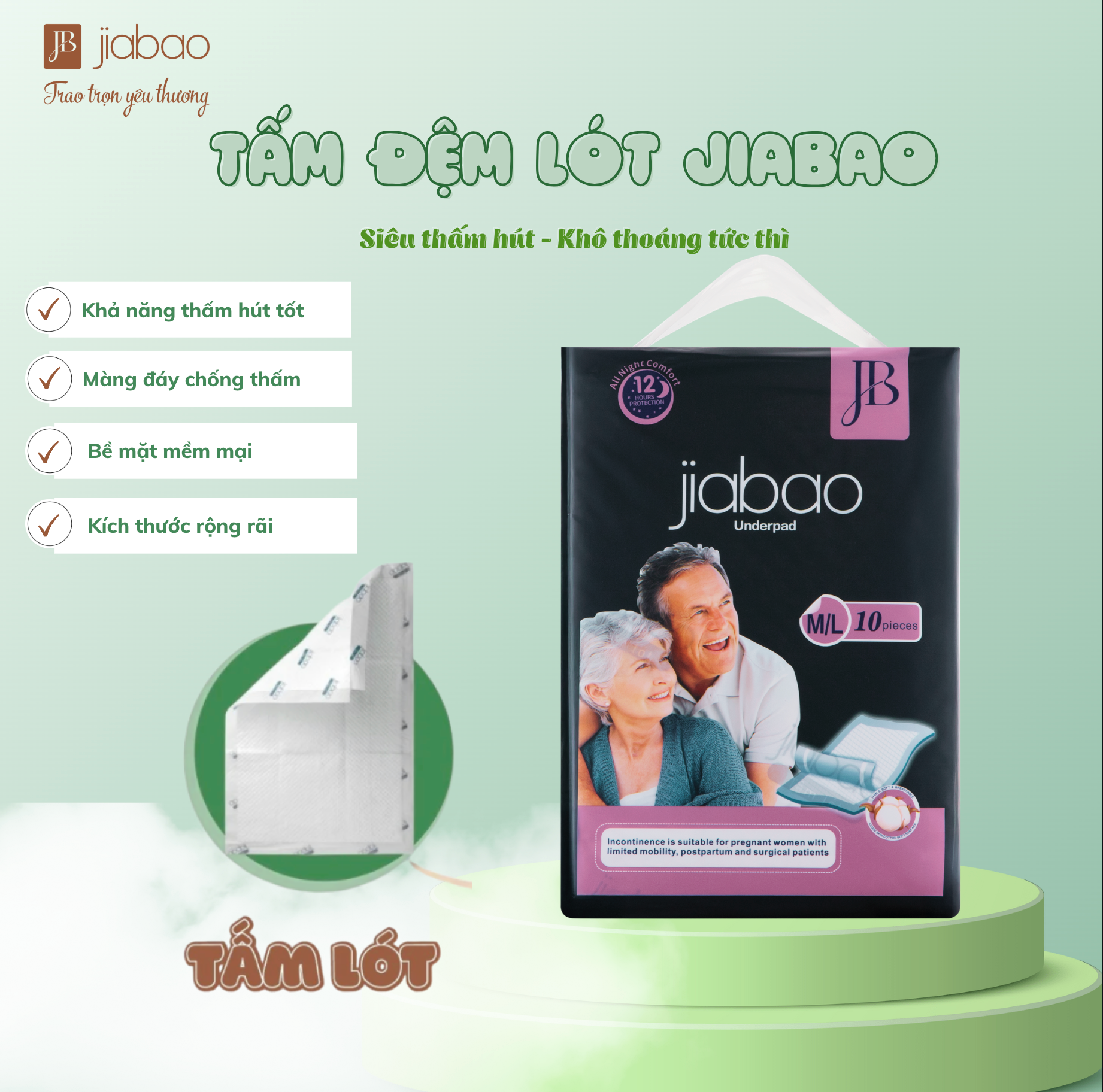 Tấm đệm lót Jiabao