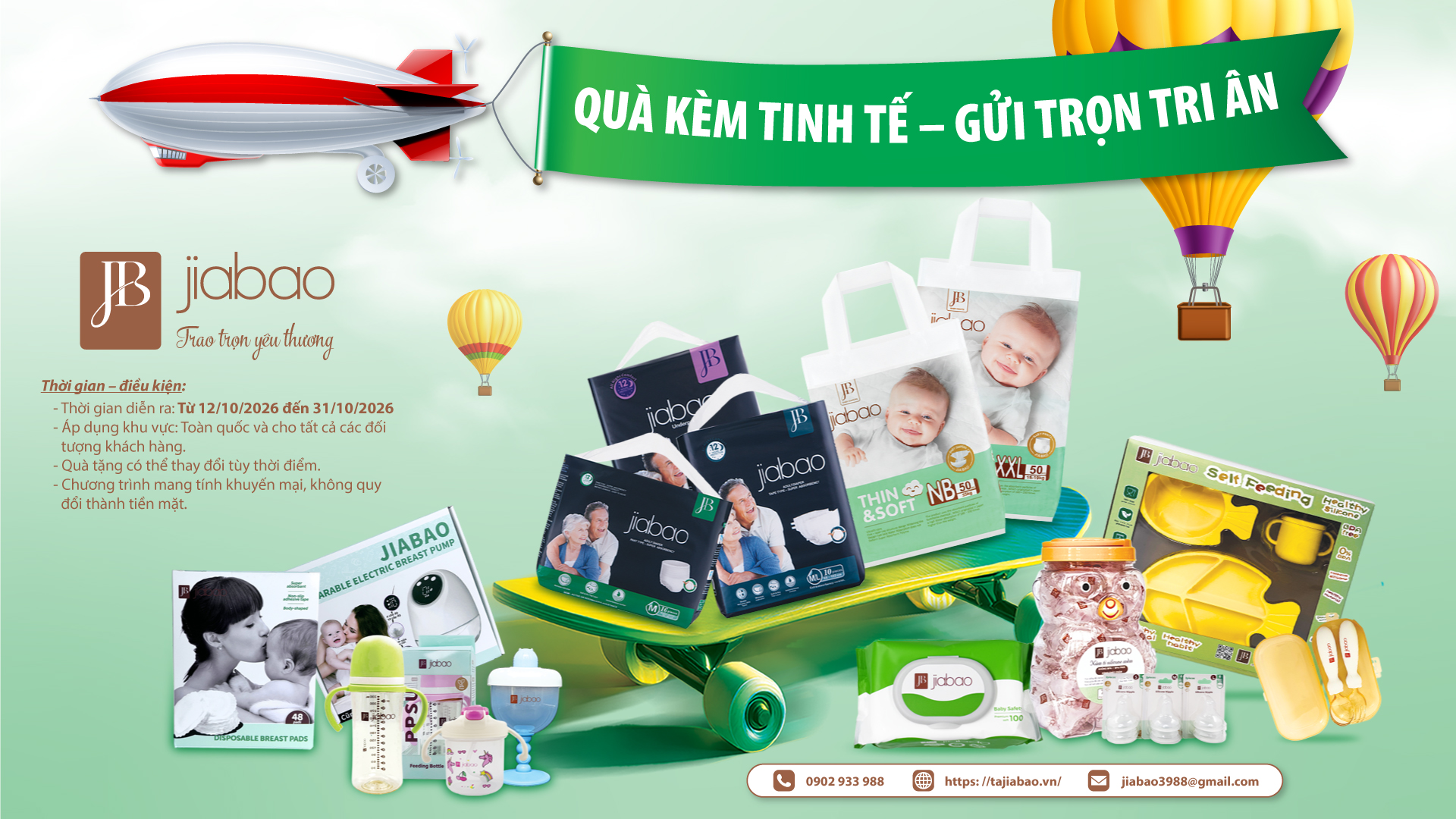 CHƯƠNG TRÌNH KHUYẾN MÃI THÁNG 10 “QUÀ KÈM TINH TẾ - GỬI TRỌN TRI ÂN”